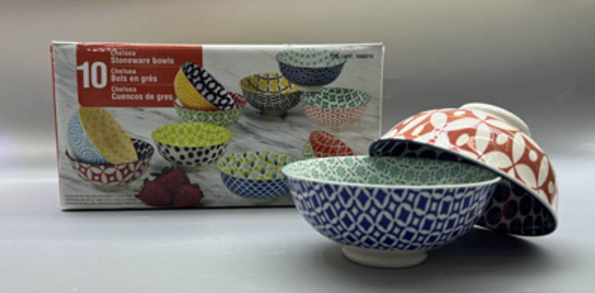 Bohemian Design Dessert Bowls 10pcs 12.4cm - default