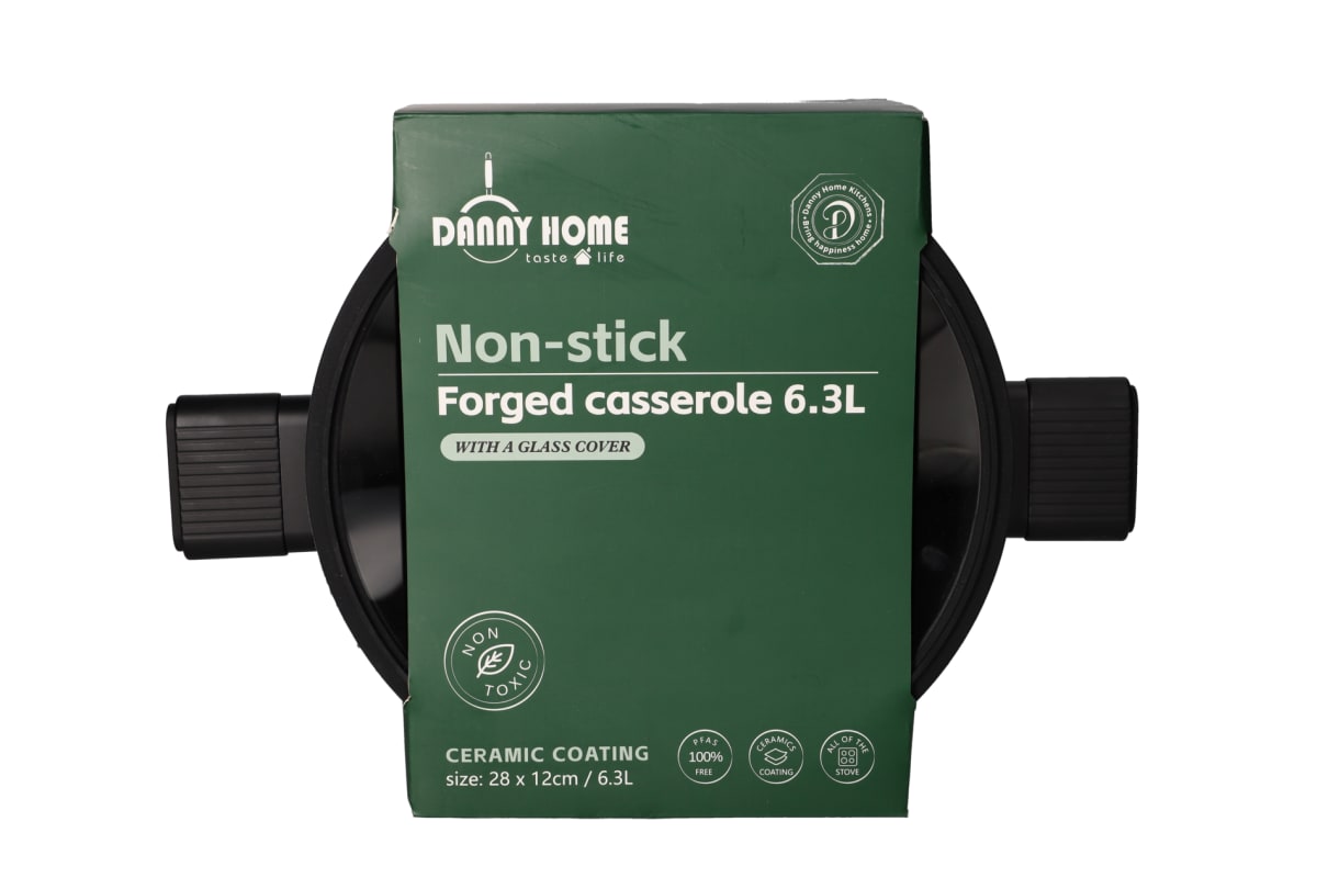 Aluminum Non Stick Casserole Pot 6.3L - default