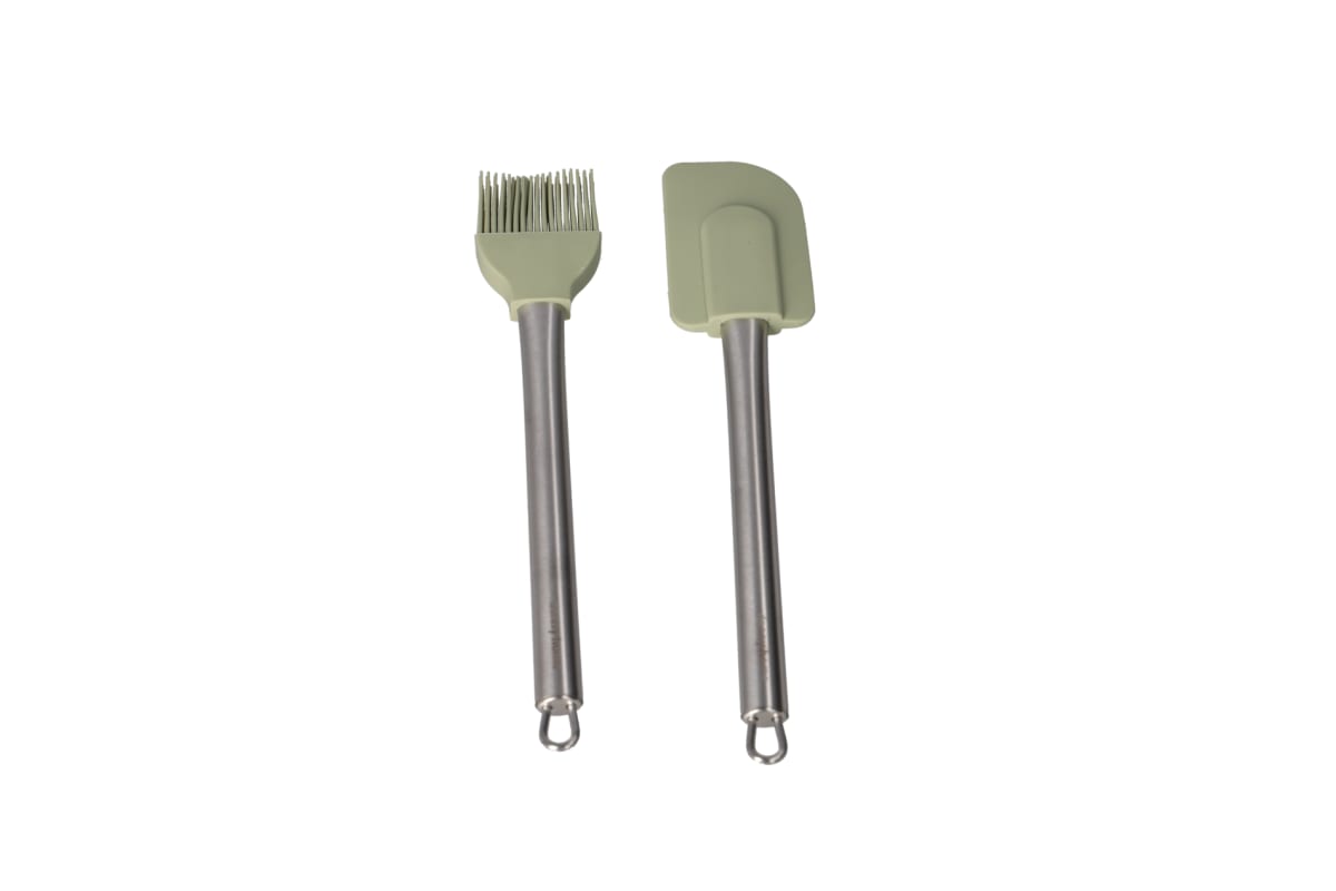Silicone Spatula &amp; Basting Brush 2pcs  - default