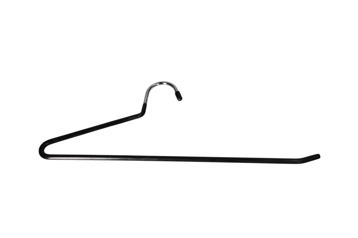 Non-slip Rubber Coated Metal Trouser Hangers 5 Pcs - default