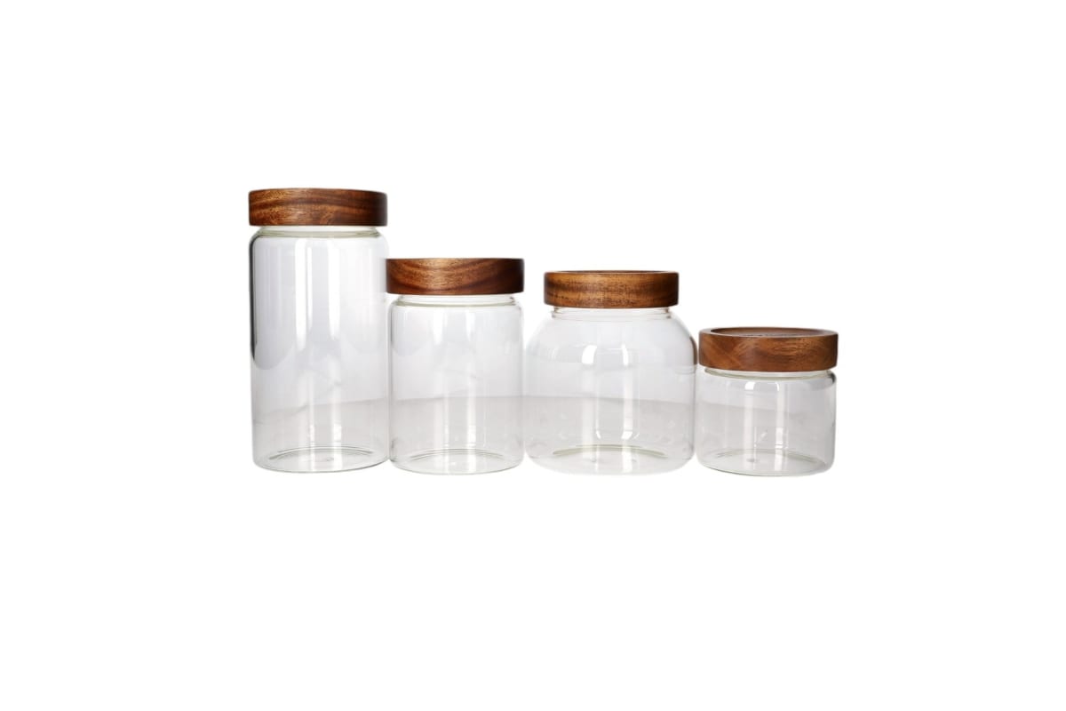 Borosilicate Sealed Glass Jar 1300ml  - default