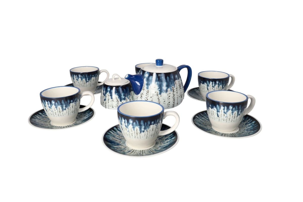 Porcelain Tea Set 16pcs | Danny Home
