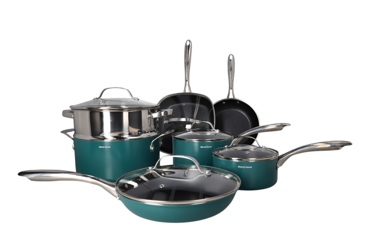 Cookware Pots Set with Lids 12pcs - default