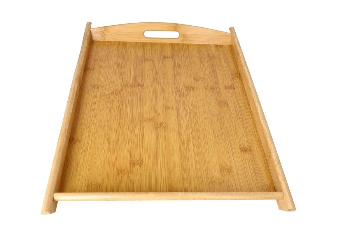 Bamboo Binaural Serving Tray 54cm - default