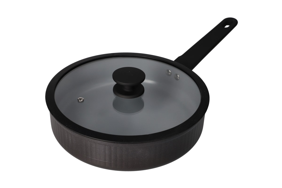 Aluminum Fry Pan with Lid 44.2cm  - default