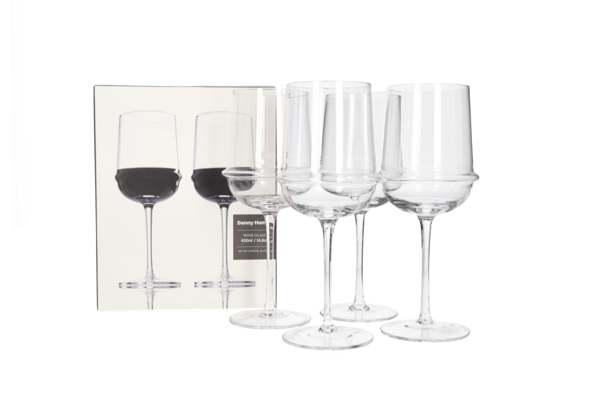Red Wine Galss Set 4pcs 420ml  - default