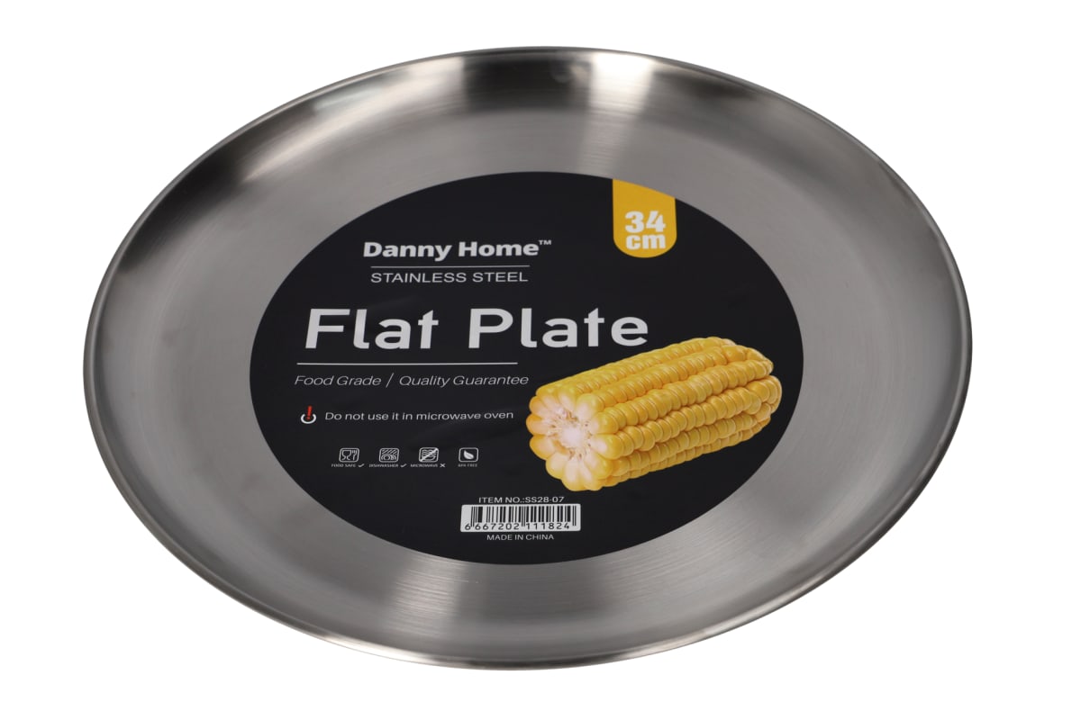 Stainless Steel Serving Platter 34.5cm   - default