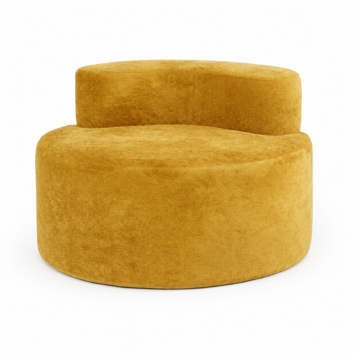 Curved Barrel Lounge Chair 100cm - default
