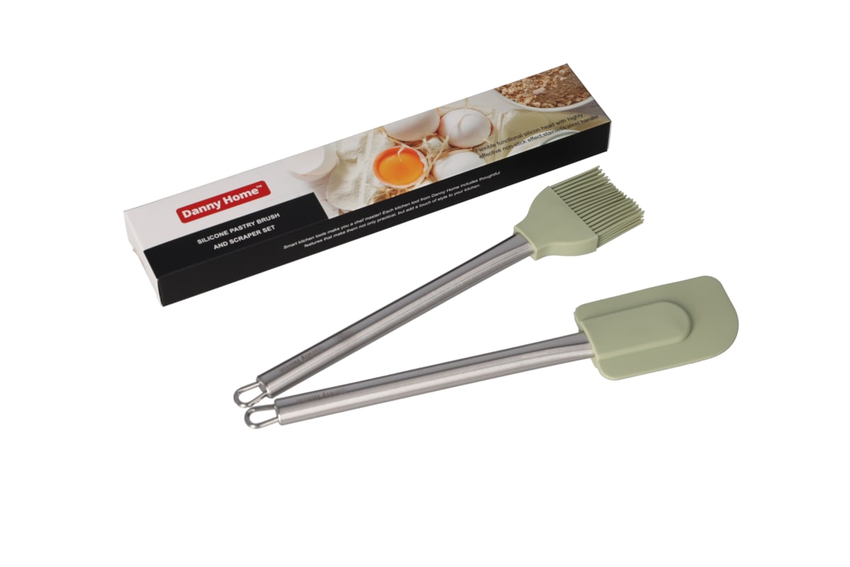 Silicone Spatula &amp; Basting Brush 2pcs  - default