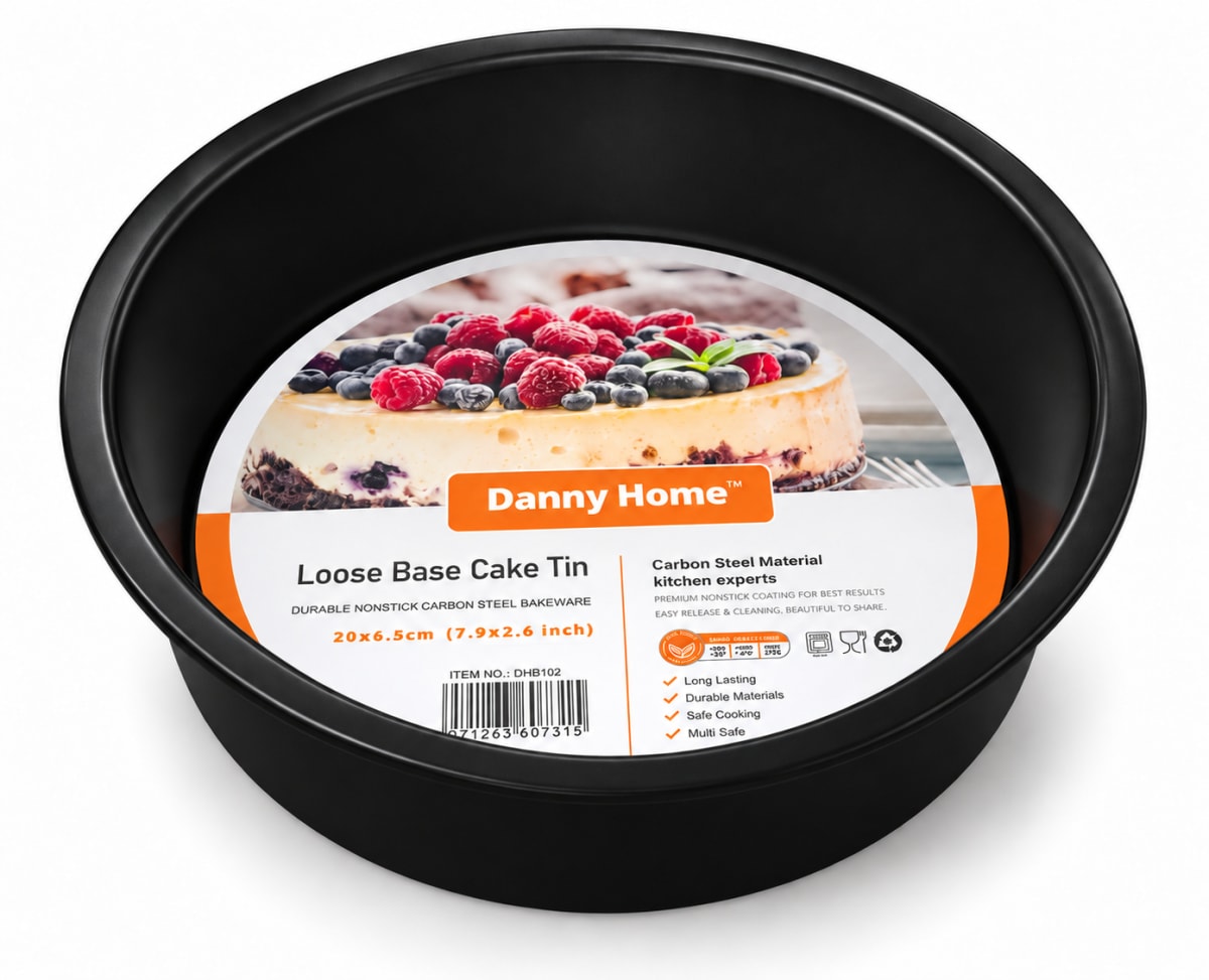 Carbon Steel Loose Base Cake Tin 22.3cm - default