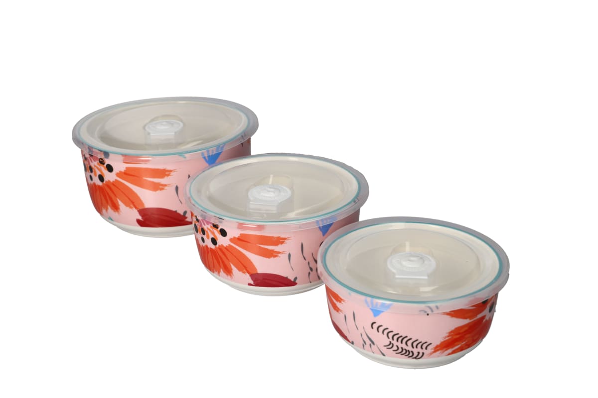 Quality  Porcelain Food Container Set 3pcs - default