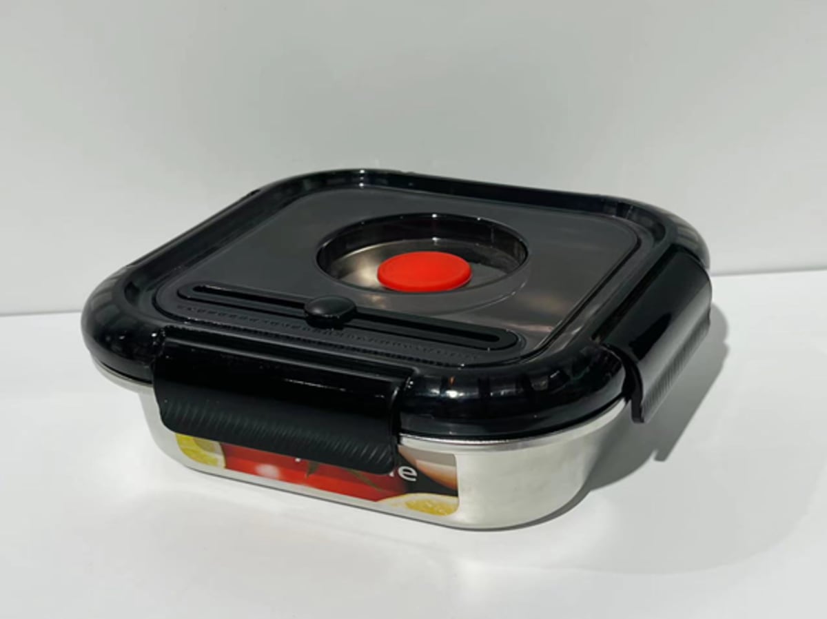 Stainless Steel Air Tight Lunch Tin 2400ml - default