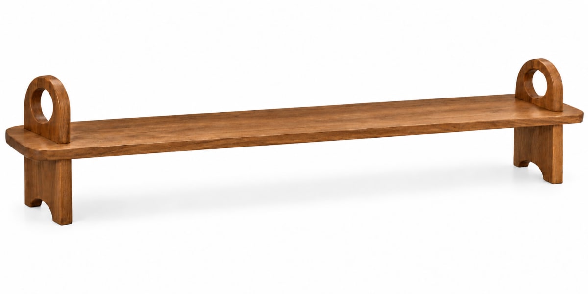 Acacia Wooden Raised Snack Tray 95.5cm - default