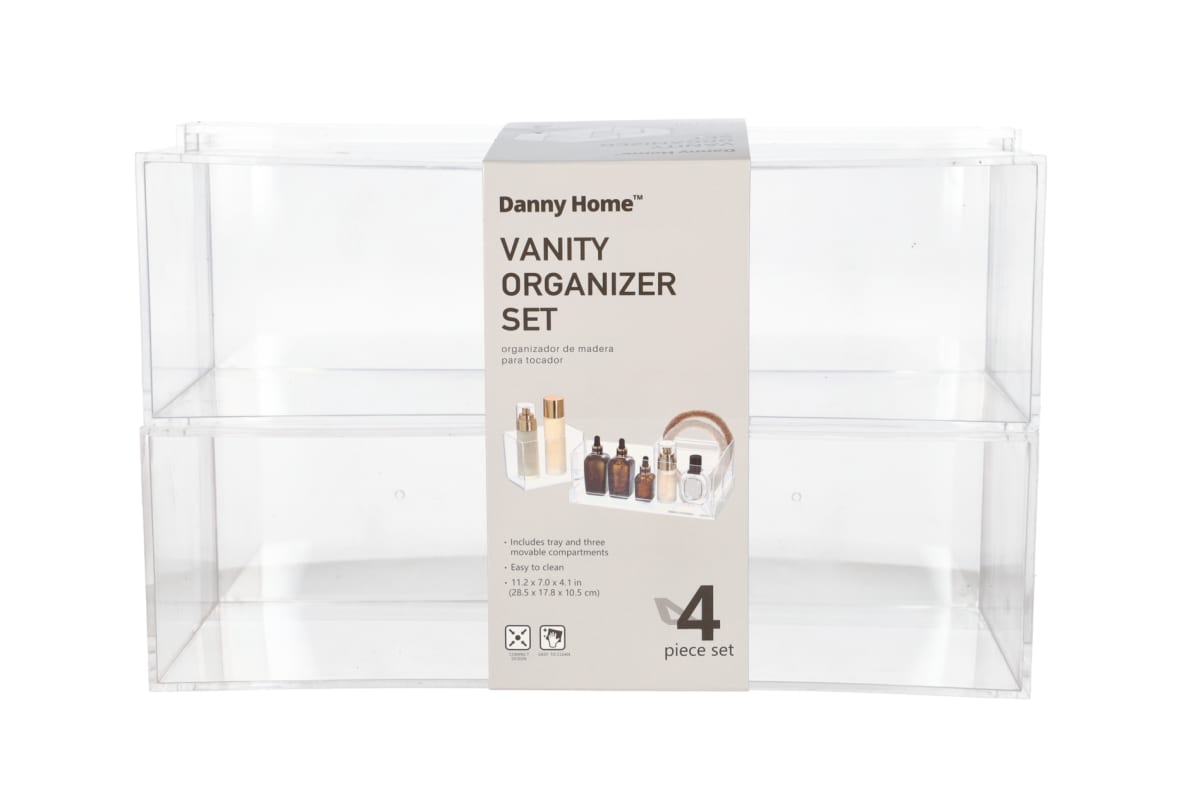 Detachable Cosmetics Organizer 4pcs - default