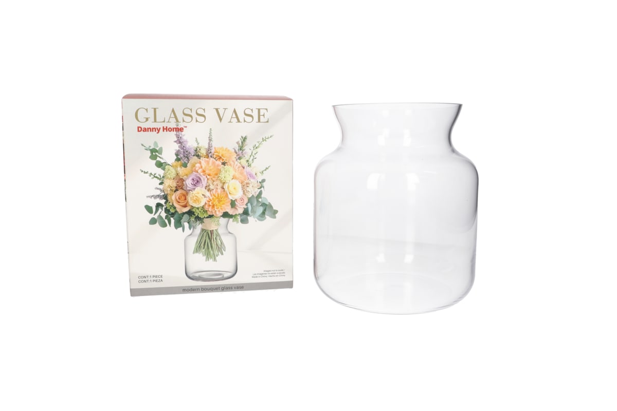 Glass Flower Vase 22.2cm - default