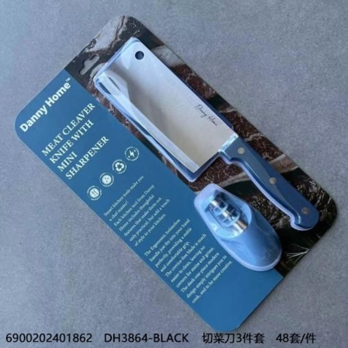 Kitchen Knife and Knife Sharpener Set - default