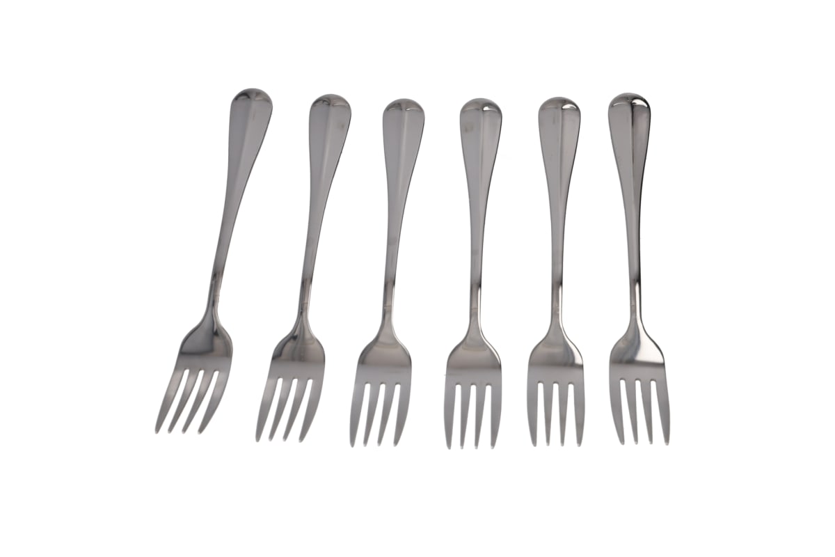 Silver Dinner Fork 6Pcs 20.5cm - default