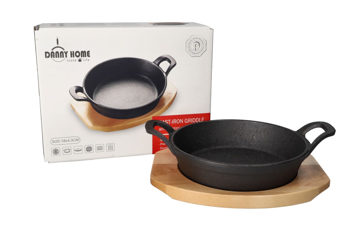 Sizzling Pan with Bamboo Base 24.5cm - default