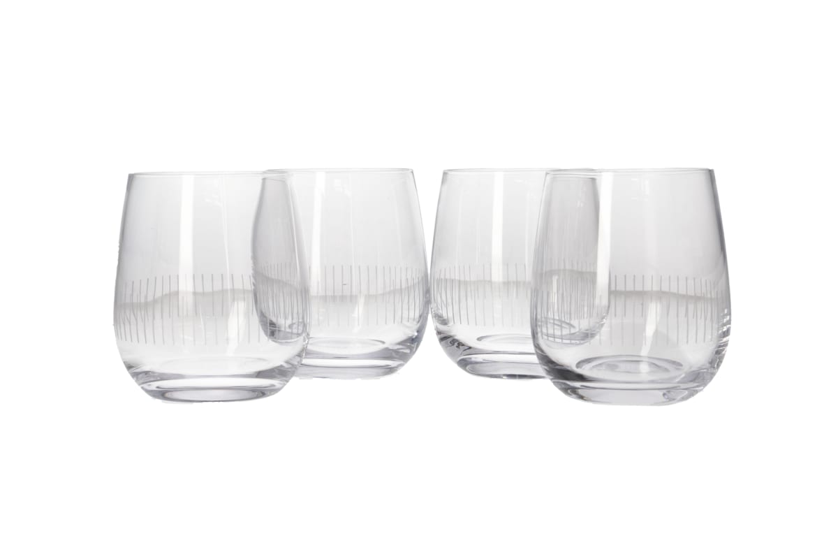 Tumbler Glass 345ml, 4 pcs - default