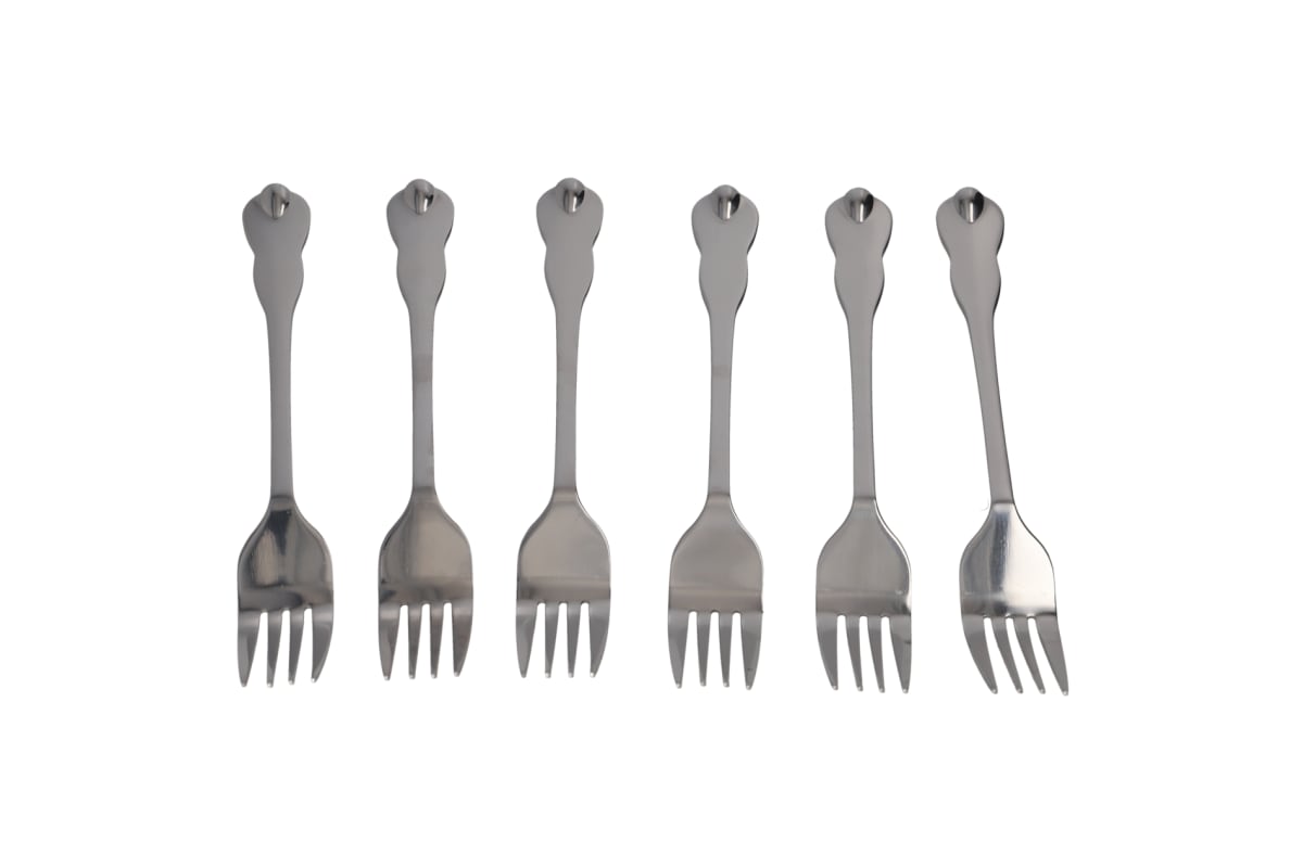 Silver Dinner Fork 6Pcs 20.5cm - default