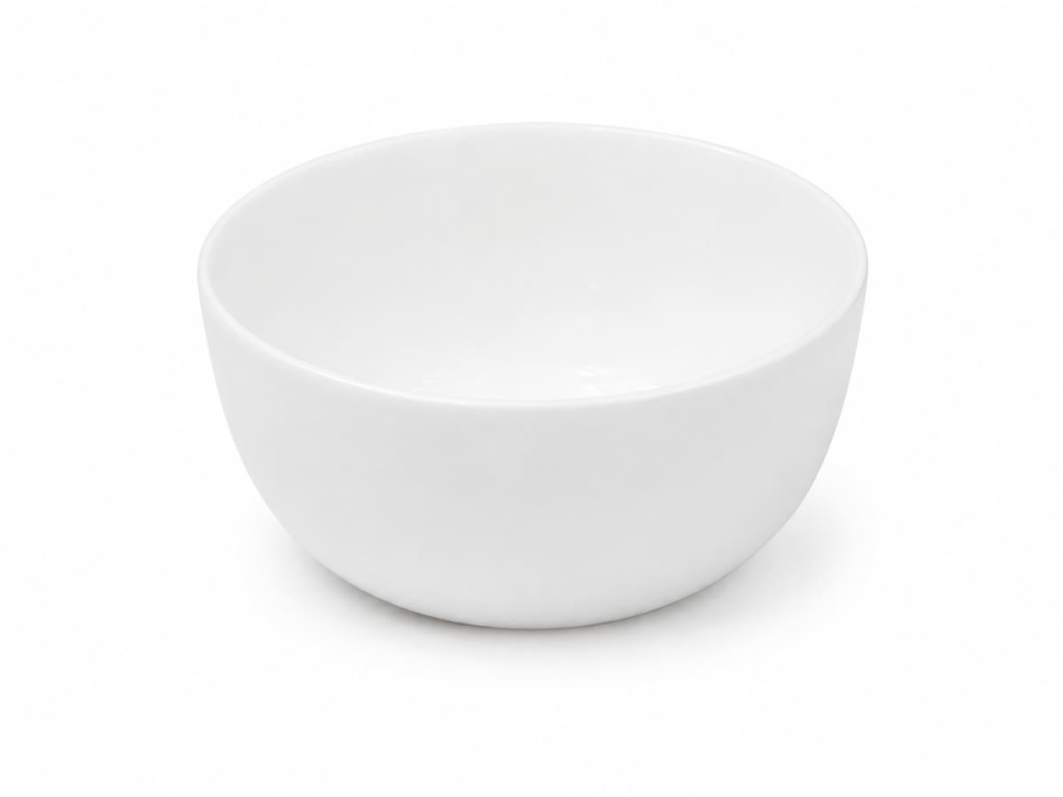 White Ceramic Sauce Bowl 4" - default