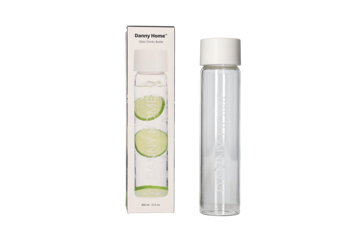 Glass Drinking Bottle 400ml - default