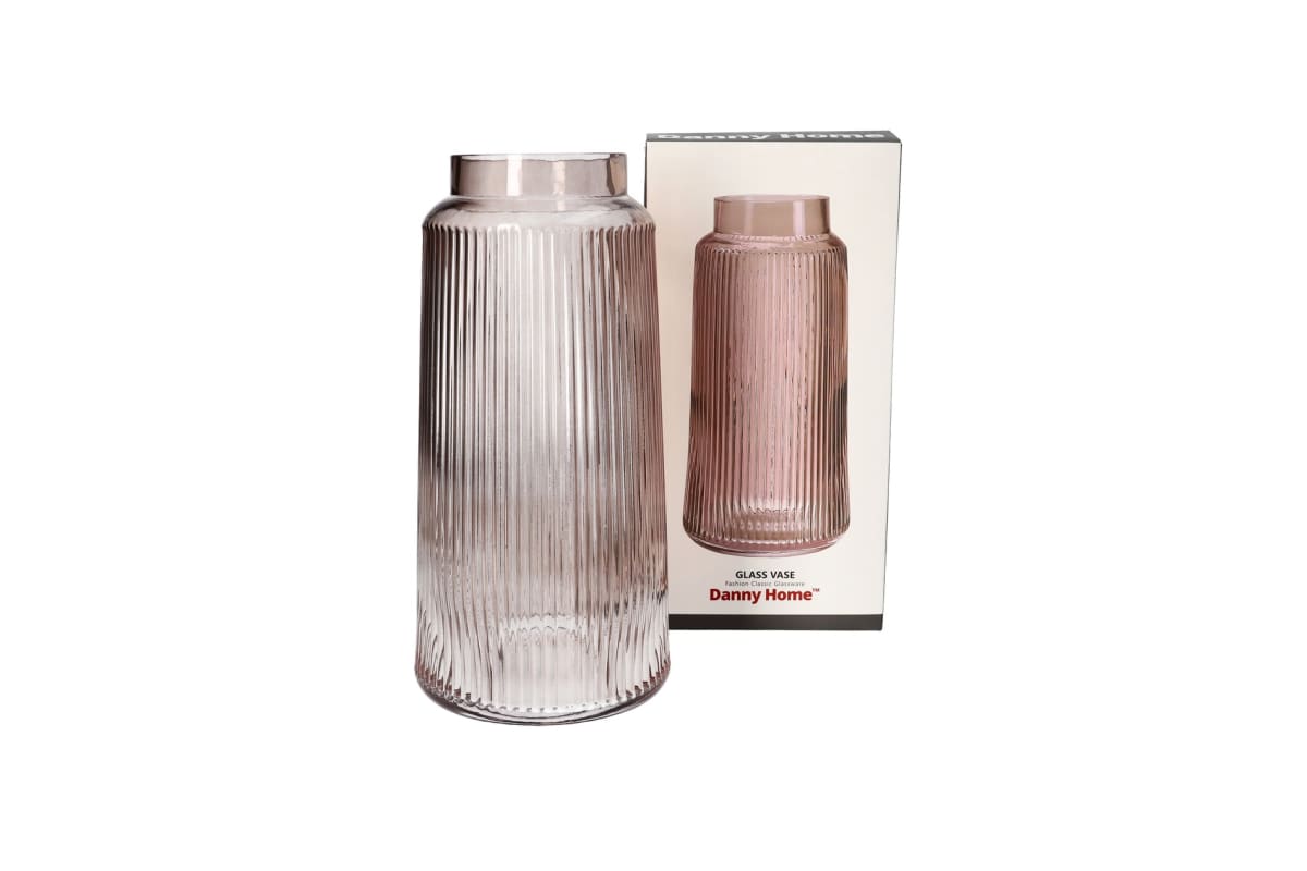 Glass Transparent Vase 25cm - default