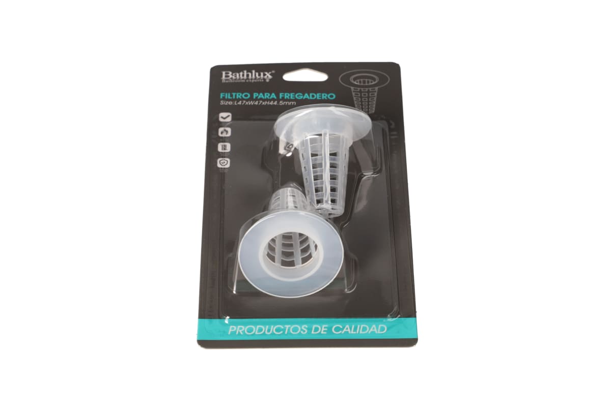 Shower Drain Filter Sink Strain 2pc 4.9cm - default