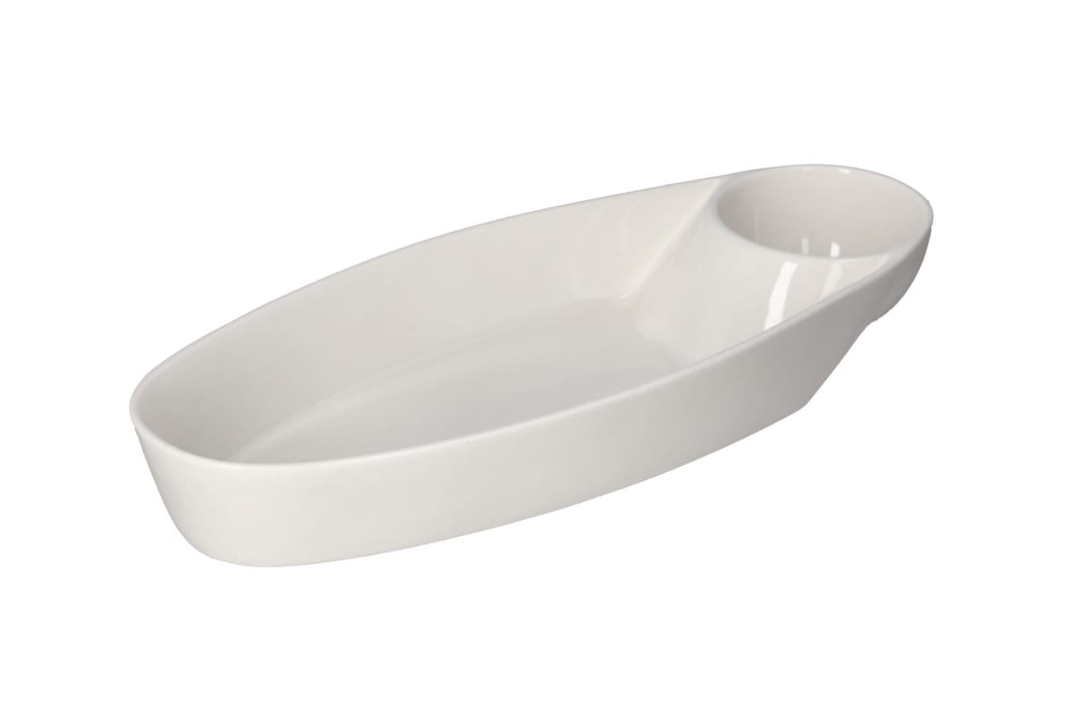 2 Grid Snack Serving Platter 39.2cm - default