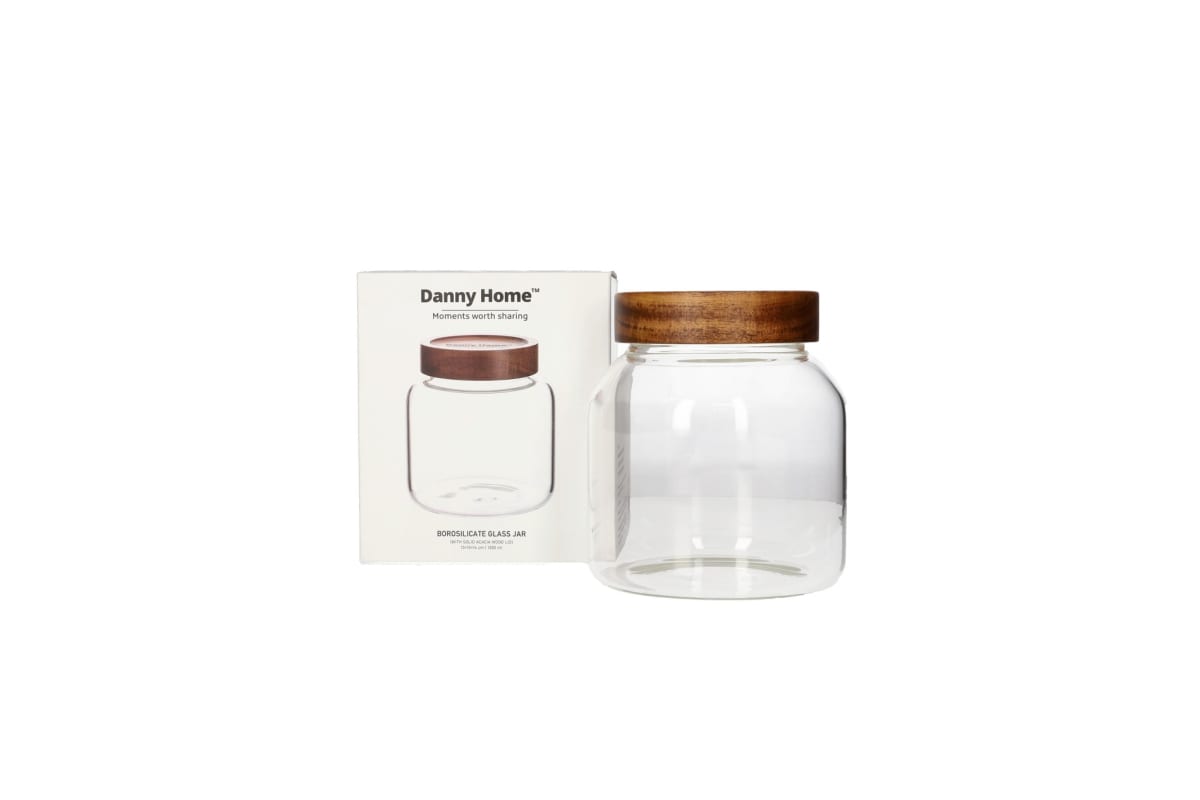 Borosilicate Sealed Glass Jar 1300ml  - default