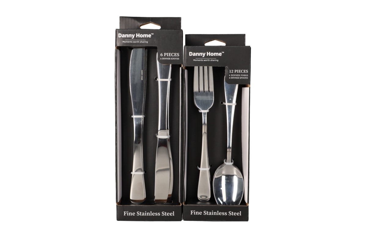Dinner Knife &amp; Fork Set 12pcs - default