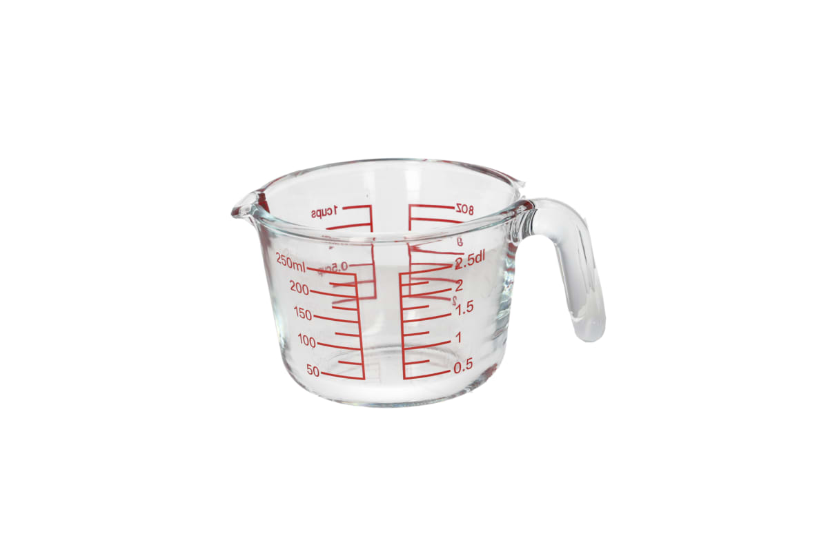 Borosilicate Glass Measuring Cup 250ml - default