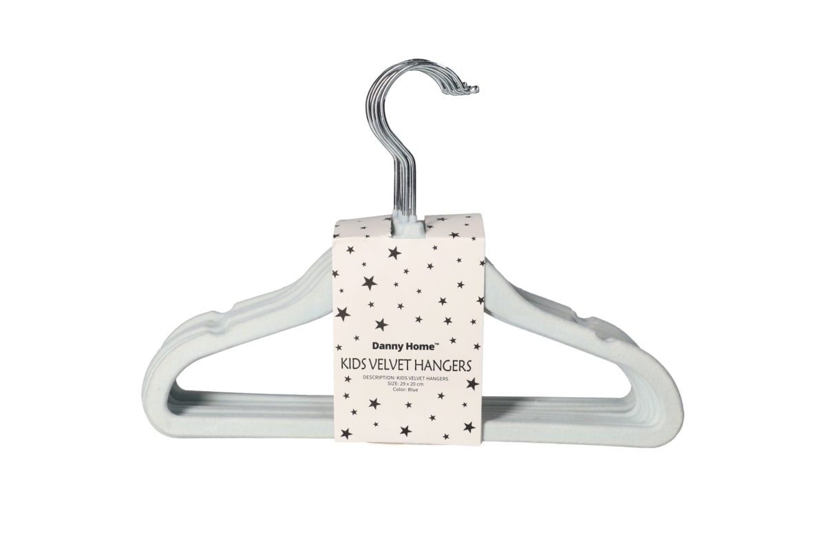 Blue Velvet Kids Hanger 10pcs 29cm  - default