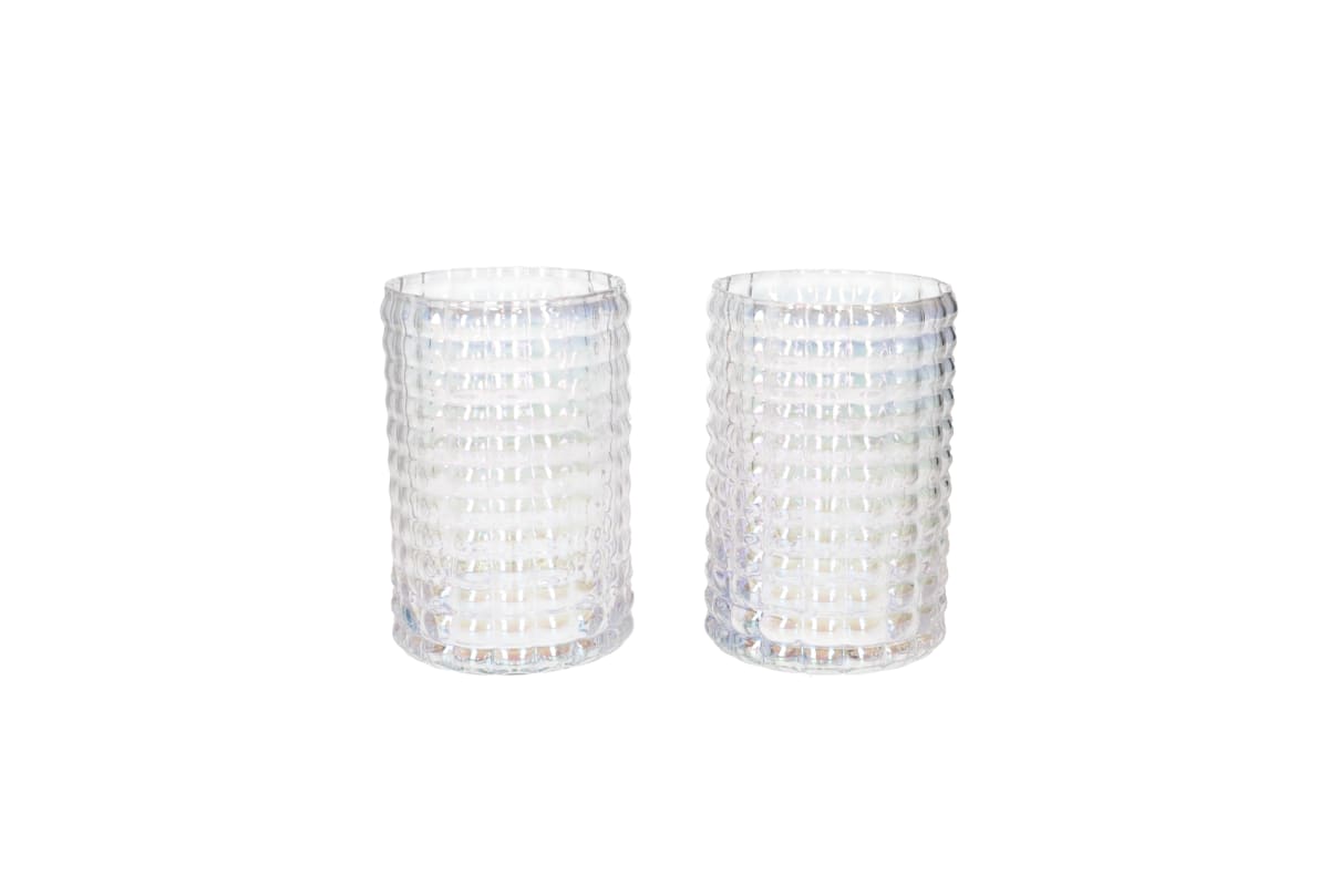 Square Design Cocktail Glasses 2pcs 12.5cm - default
