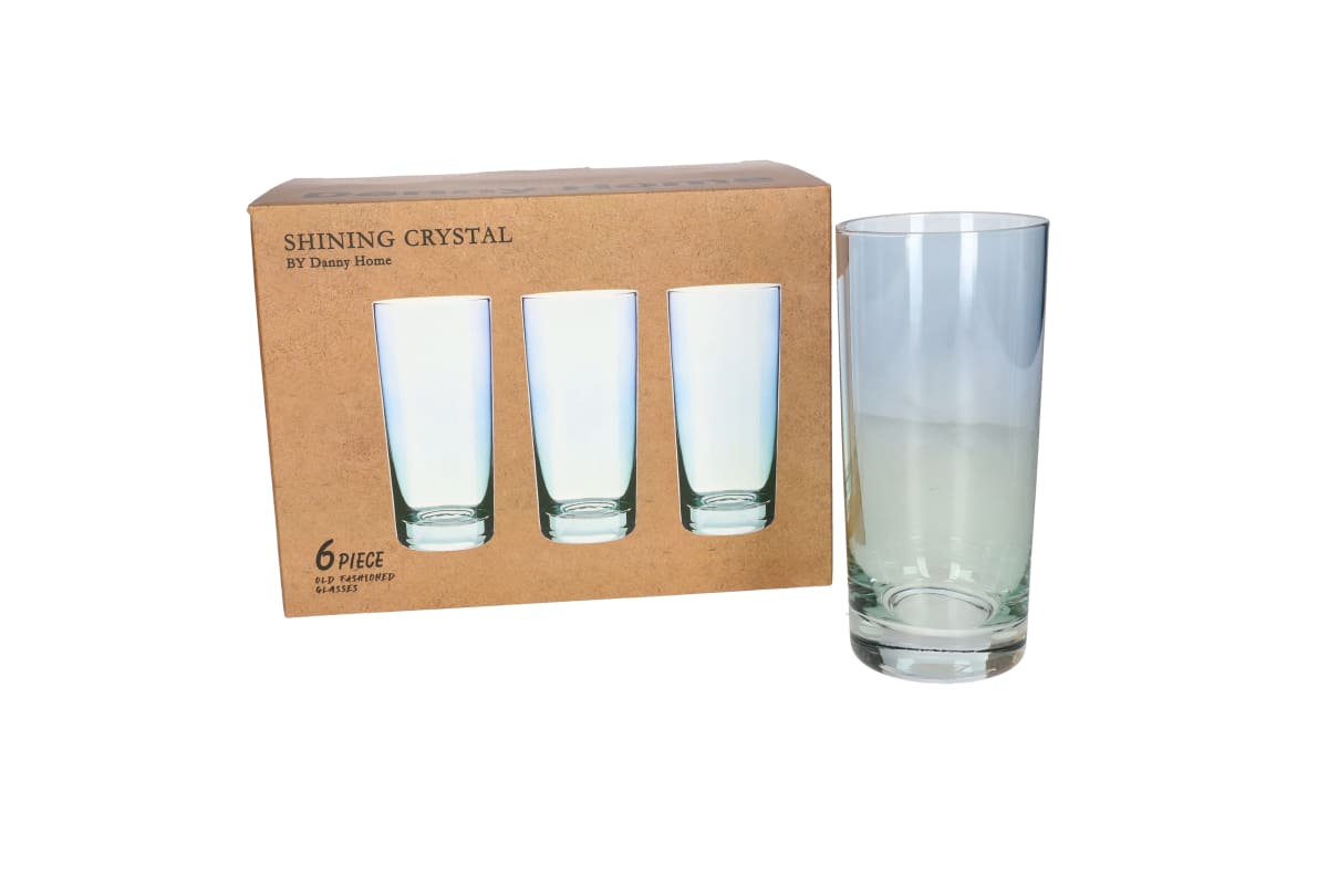 Tall Tumbler Glasses Set 6pcs 15.8cm - default