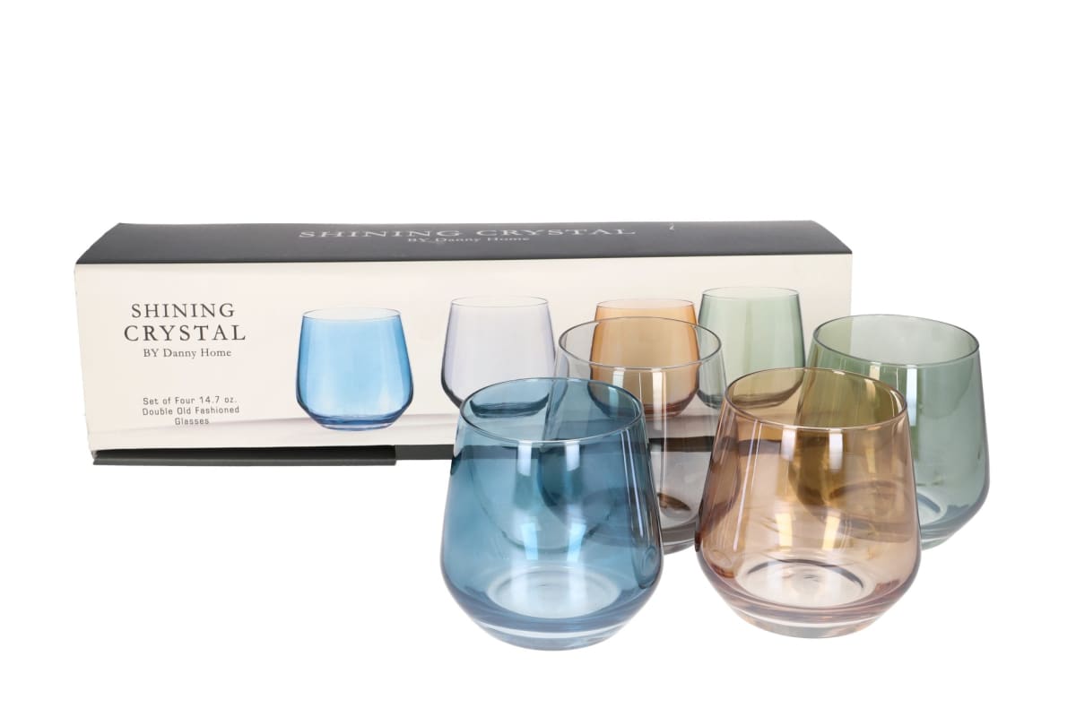 Crystal Whisky Glasses 4pcs 420ml  - default