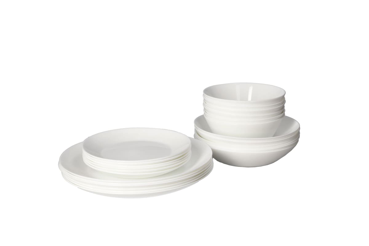 Opal Glass Dinnerware Set 24pcs - default