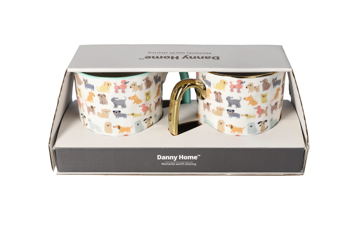 Porcelain Coffee Mug Set 2pcs 310ml  - default