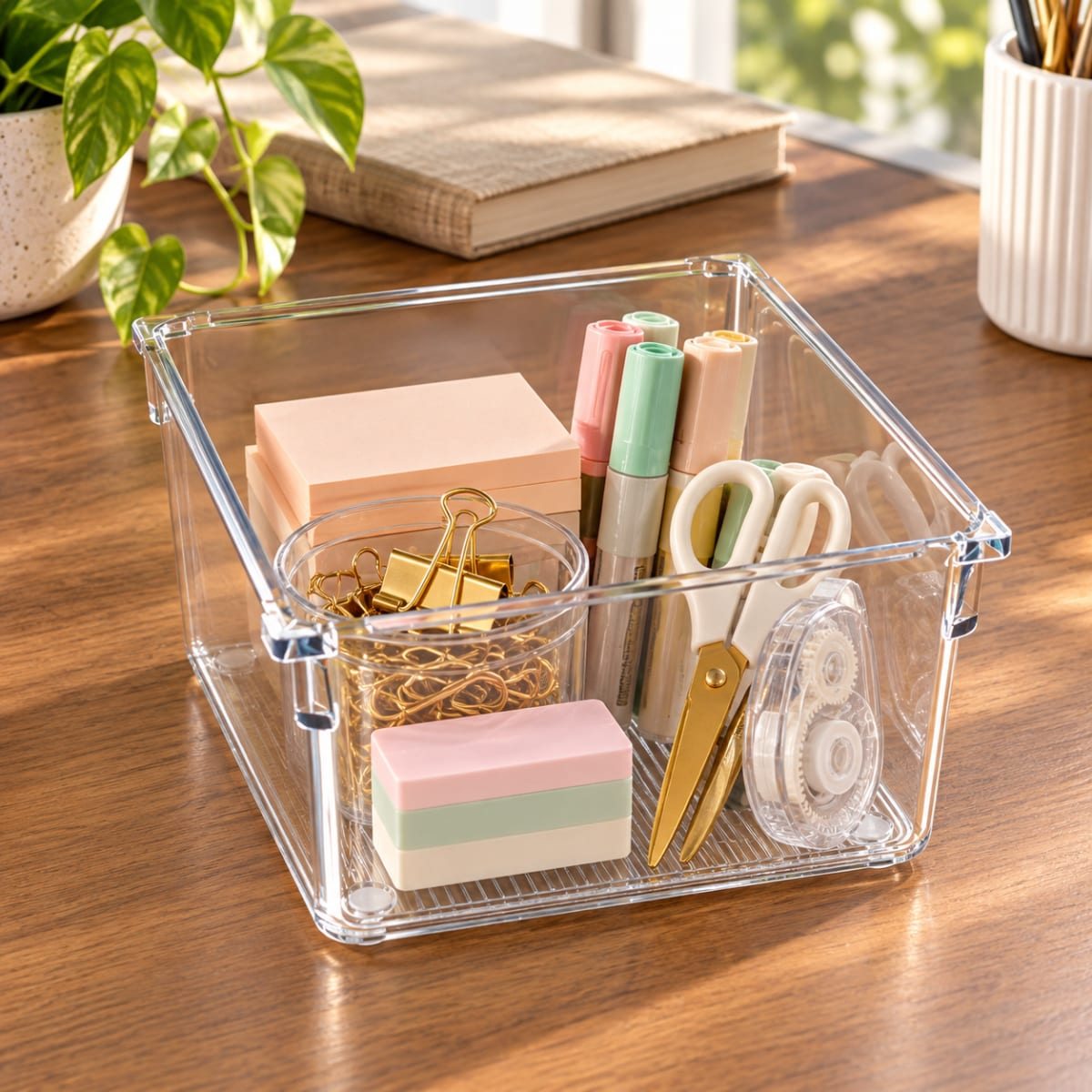 Deep Plastic Drawer Organizer 15.4cm - default