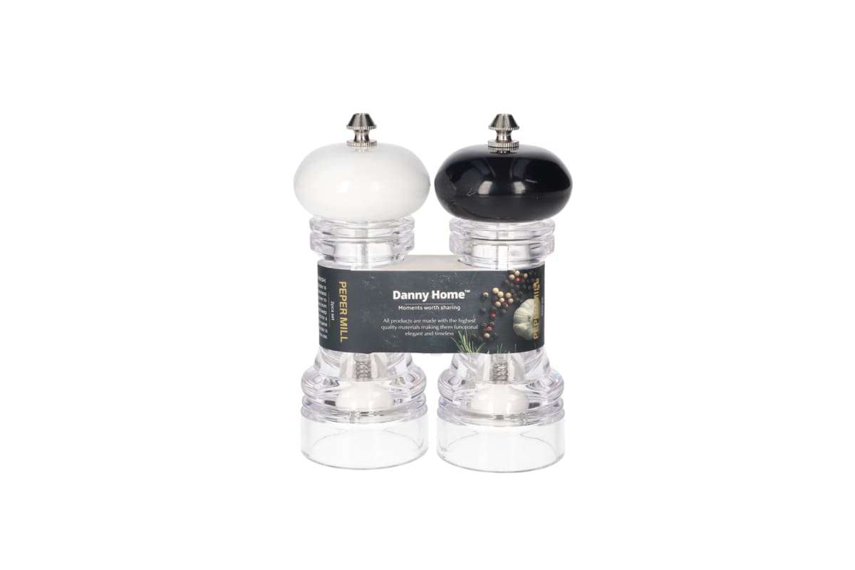  Salt &amp; Pepper Grinder 2pcs 14.8cm - default
