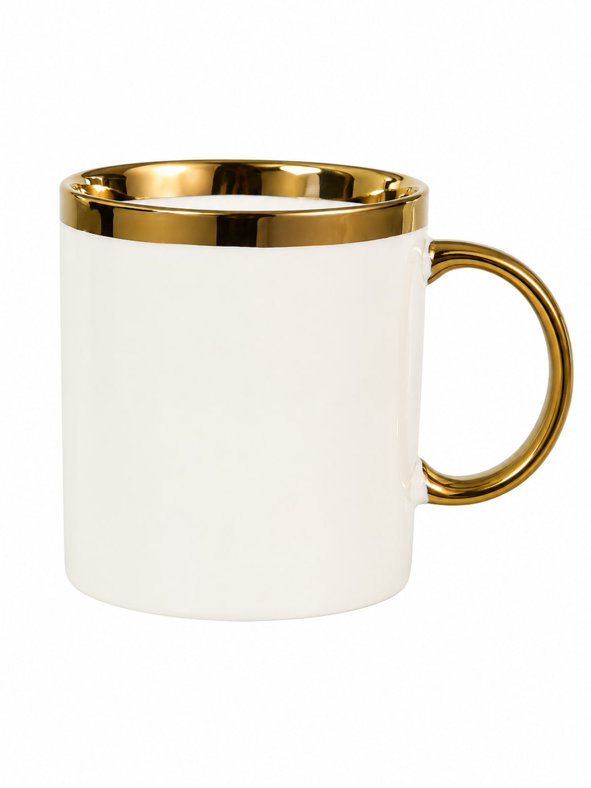 Gold Edged Cup 400ml - default