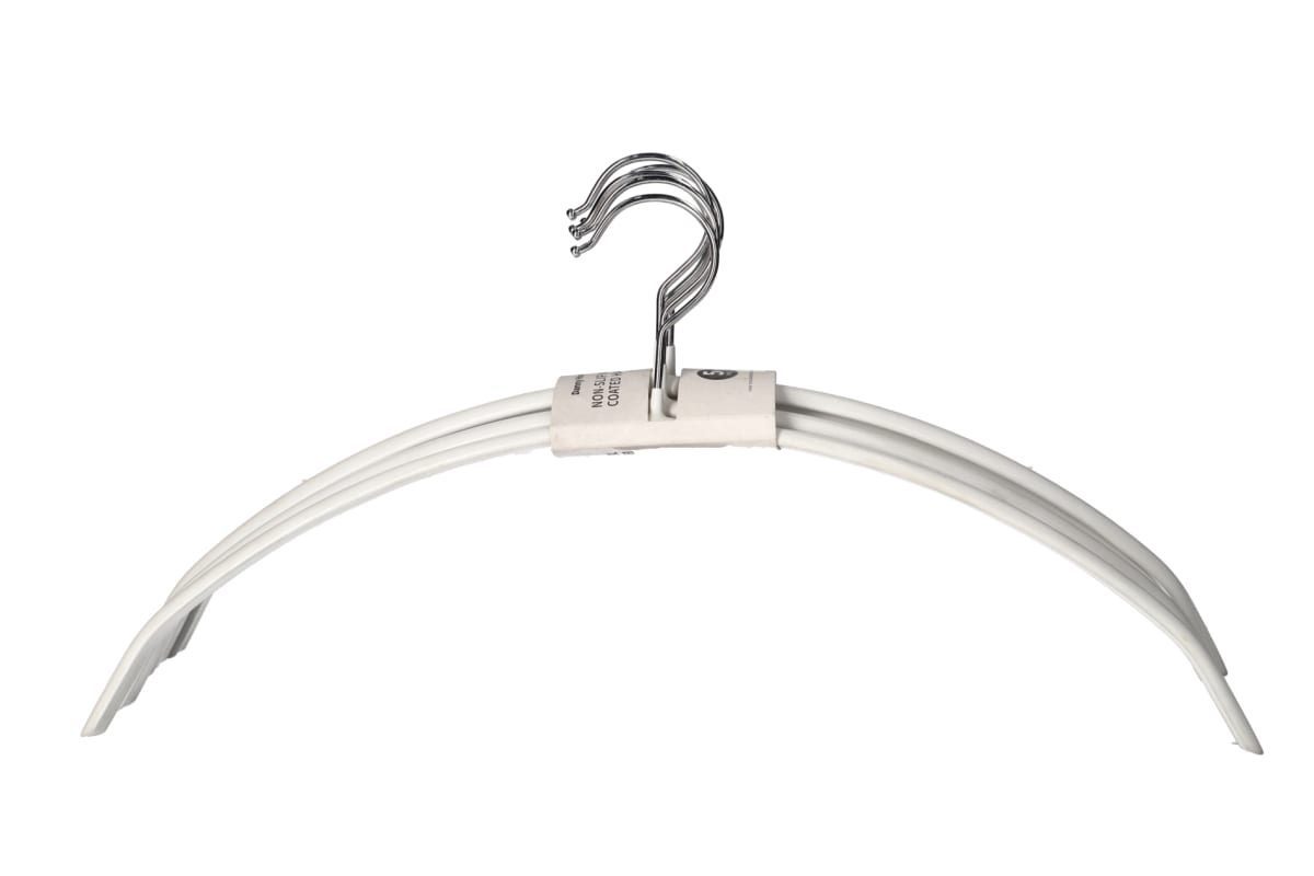 Non-slip Rubber Coated Metal Hangers 5 Pcs - default