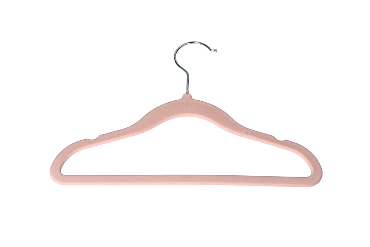 Pink Velvet Kids Hanger 10pcs 29cm - default