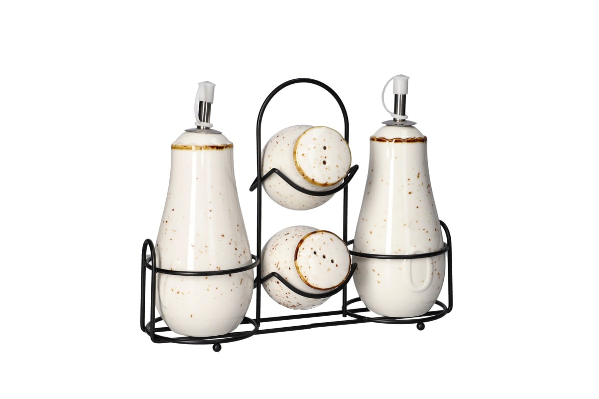 Ceramic Seasoning Condiment 5pcs  - default
