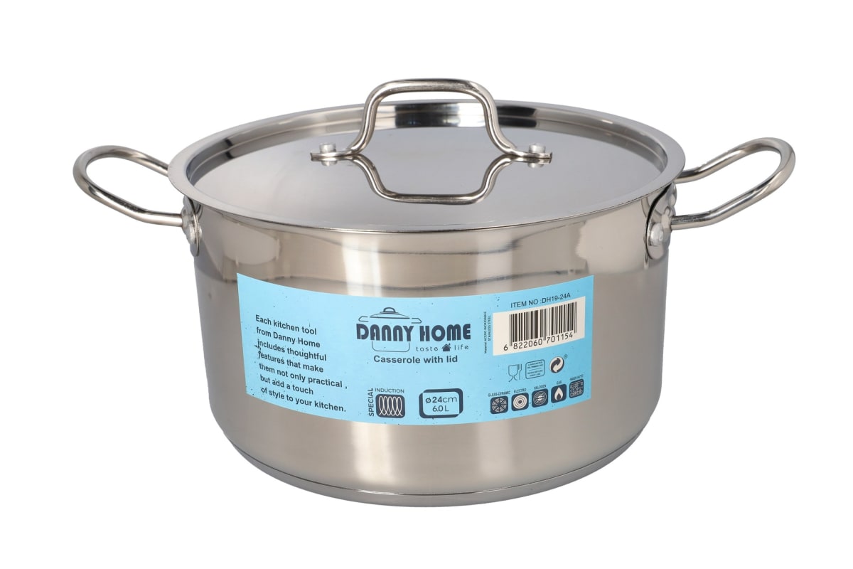 Casserole Pot With Lid 24cm - default