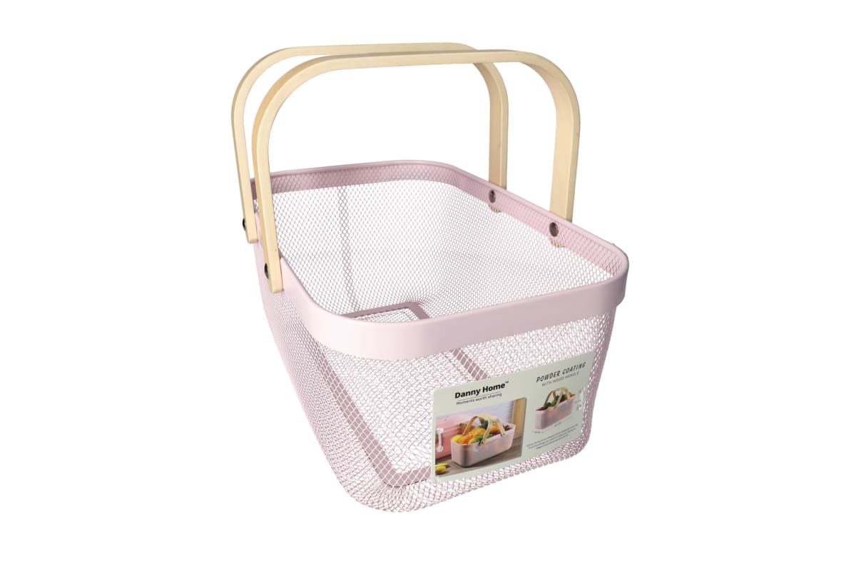 Mesh Stainless Steel Storage Basket 40cm - default