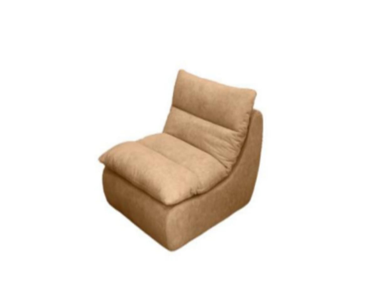 Brown Compressed Lounge Sofa 90cm  - default