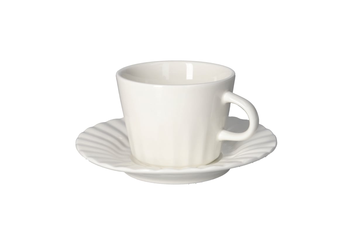 Espresso Cup &amp; Saucer Set 12pcs 250ml  - default
