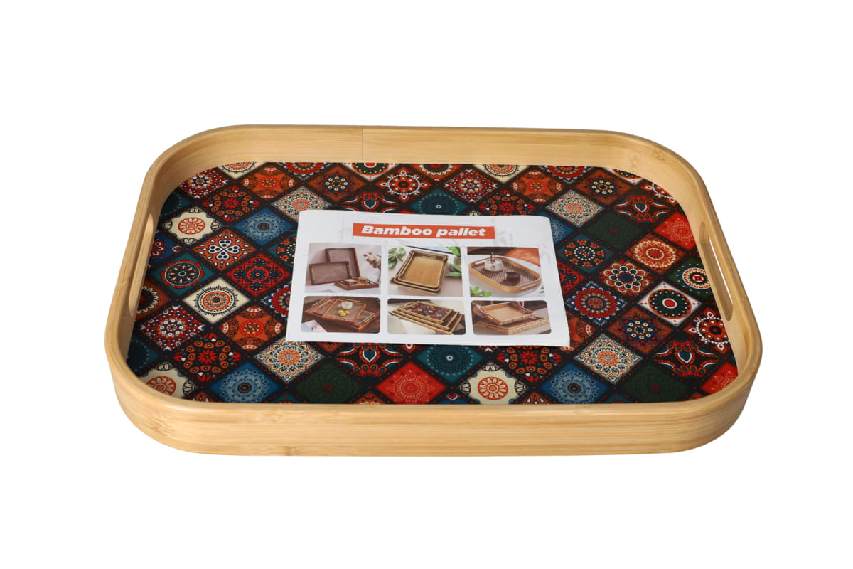 Bamboo Rectangular Serving Tray 39.2cm  - default