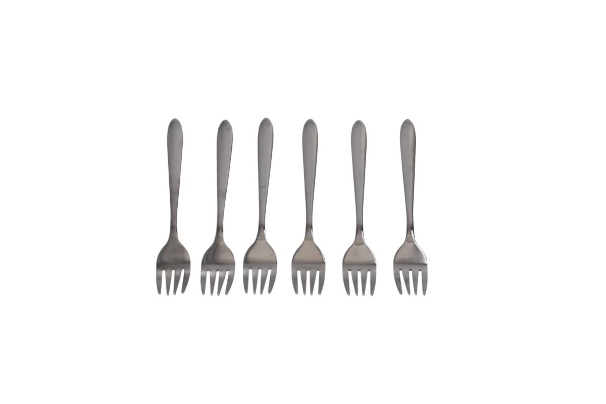 Silver Dessert Fork 6Pcs 15cm - default